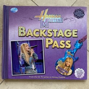 Hannah Montana Backstage pass book